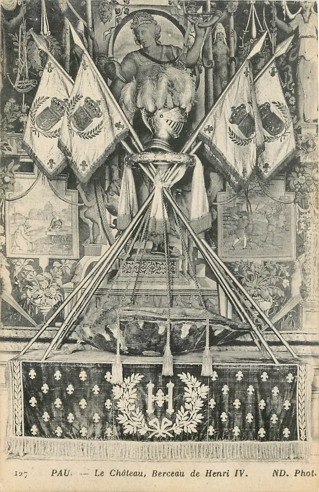 PAU. — Das Schloss, Wiege von Henri IV. — ND. Phot. - Vorderseite