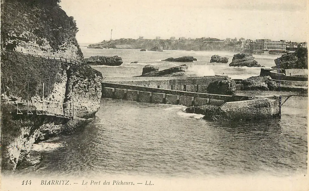 Biarritz — El Puerto de los Pescadores — LL. — N° 114 - Anverso