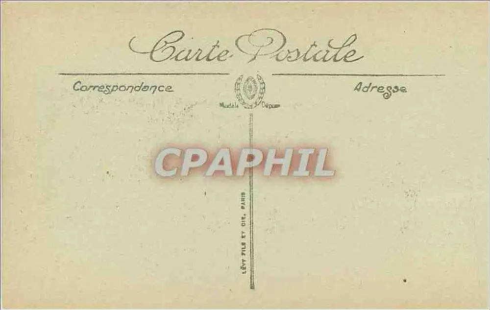 Biarritz — A Atalaya e o Túnel — LL. — N° 116 - Verso
