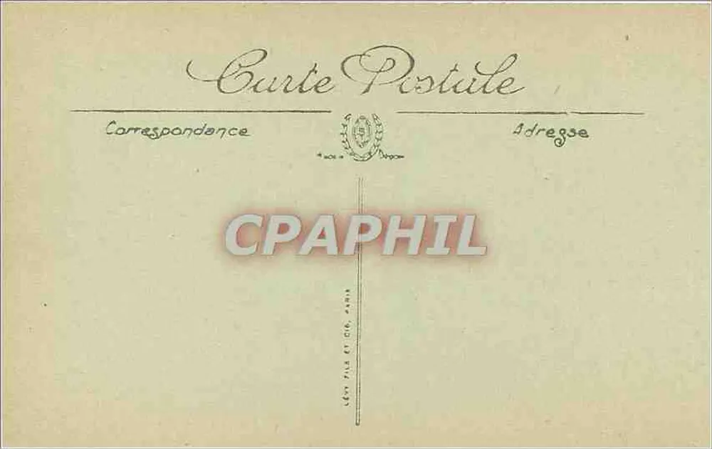 Biarritz — Le Port Vieux et le Rocher de la Vierge — LL. n°66 - Rückseite