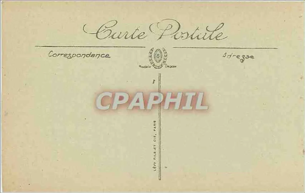 Biarritz — A Praia no Horário do Banho — LL. — N° 55 - Verso