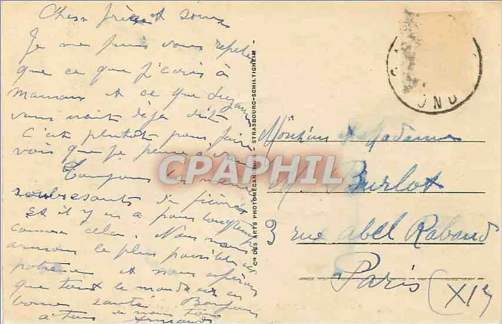 Bassin d'Arcachon - Oyster Park - Die Sammler — Antike Ansichtskarte n°118, Verlag A.P.C. - Rückseite