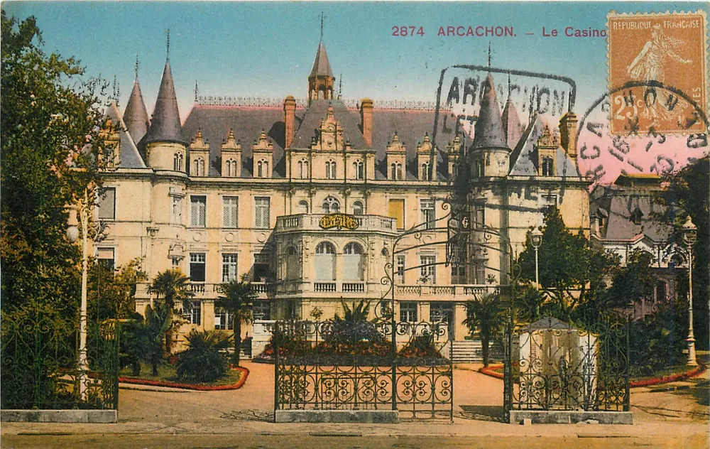 Arcachon — O Casino — Editor: Photocouleur (A.M.) n° 2874 - Frente