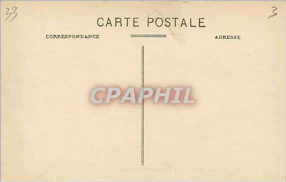Arcachon — Vista geral dos Boulevards Promenades — M. Vve Ch. Quillet, editor - Verso