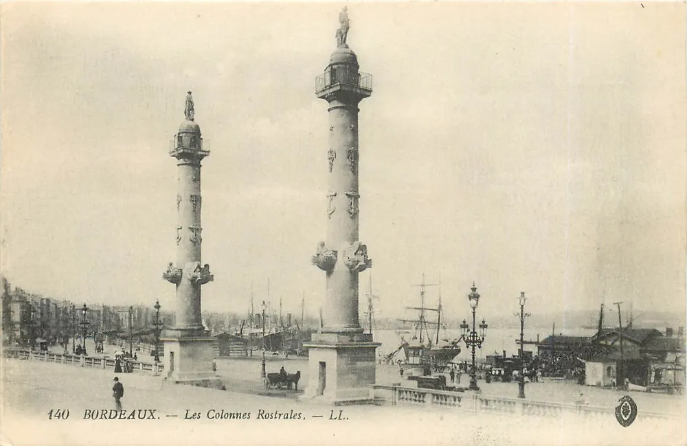 Bordeaux — As Colunas Rostrais — LL. n° 140 - Frente