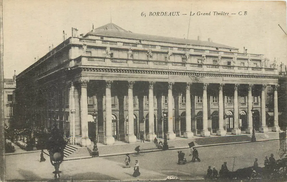 Bordeaux — O Grande Teatro — C.B. n°65 - Frente