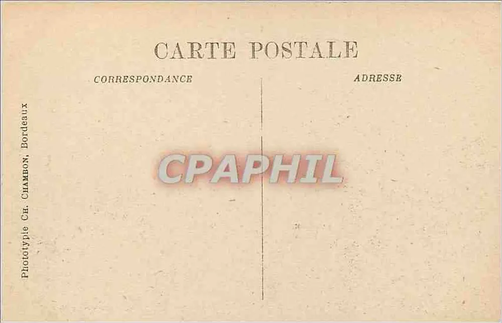 Bordeaux — O Ponte, Vista geral — C.B. 207 - Verso