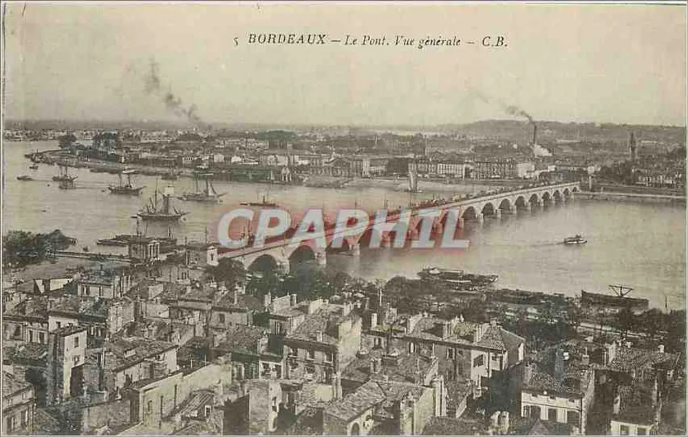Bordeaux — De Brug. Algemene uitzicht — C.B. - Voorkant