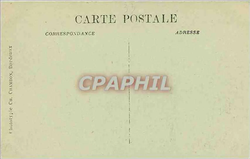 Bordeaux — De Brug. Algemene uitzicht — C.B. - Achterkant