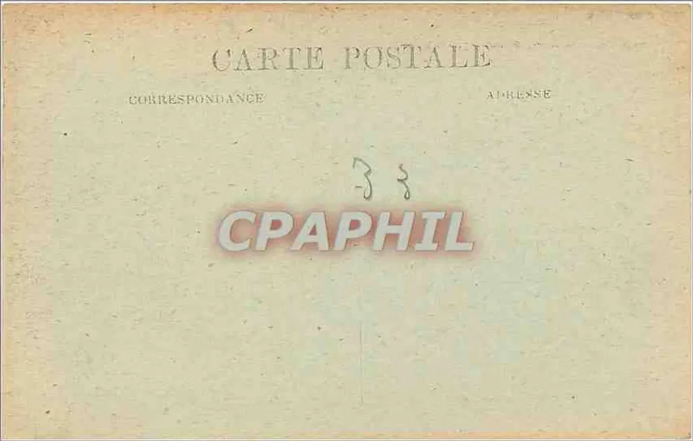 Bordeaux — Monument Gambetta — C.B. n°44 - Verso
