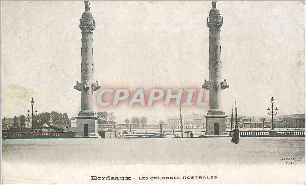 Bordeaux - As colunas rostrais — STRECK, 104, Paris - Frente