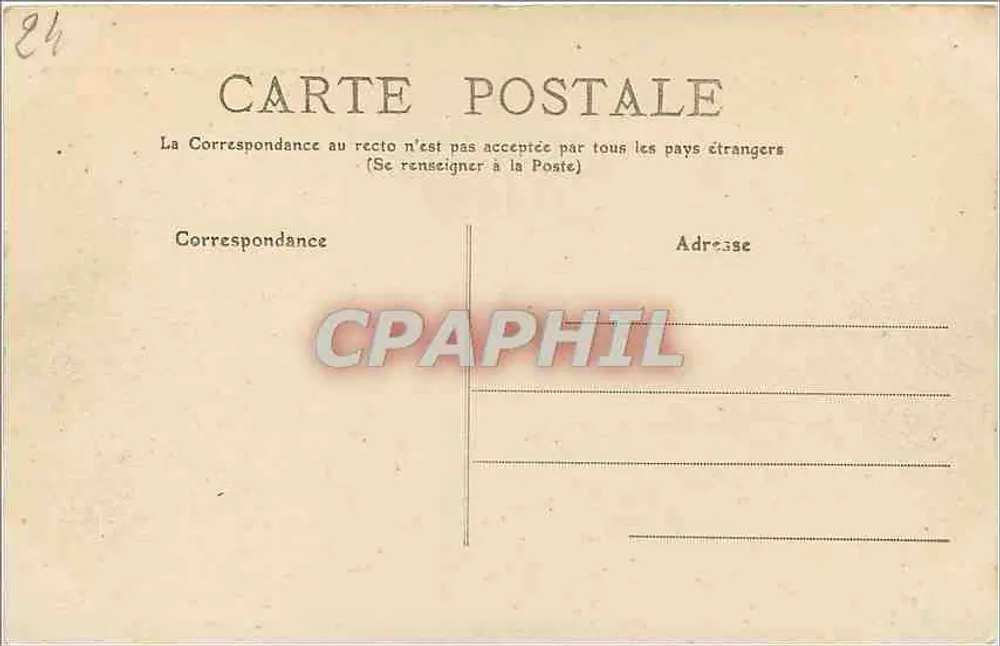 Périgueux — A Biblioteca — I.L. editor, n° 18 - Verso
