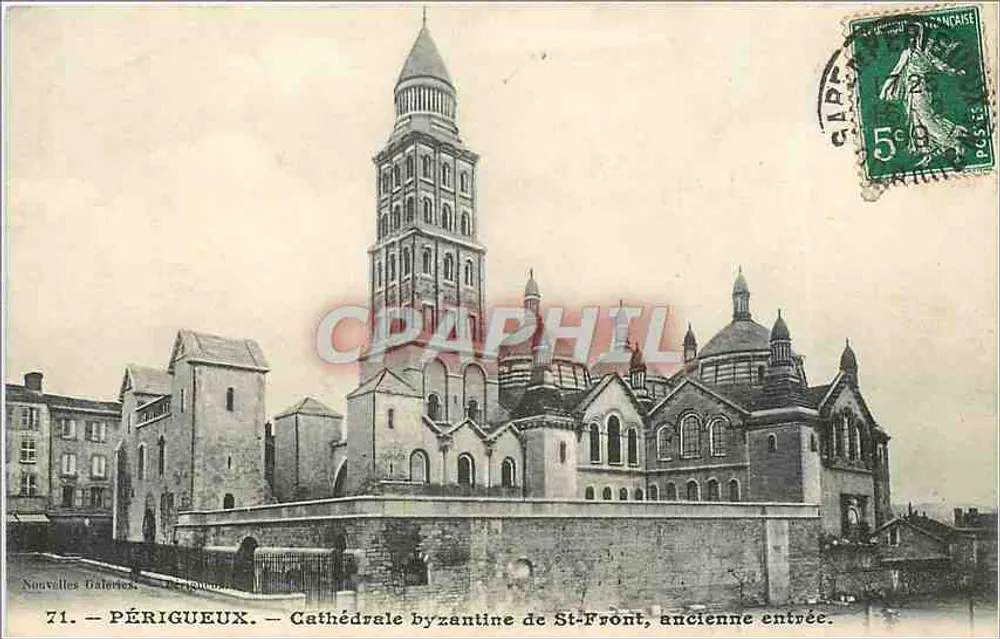 Périgueux — Cathédrale byzantine de St-Front, ancienne entrée — Nouvelles Galeries, n°71 - Recto