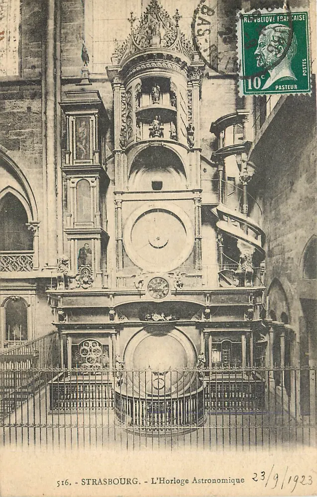Estrasburgo - A Relógio Astronômico — editor Mangus, n° 516 - Frente