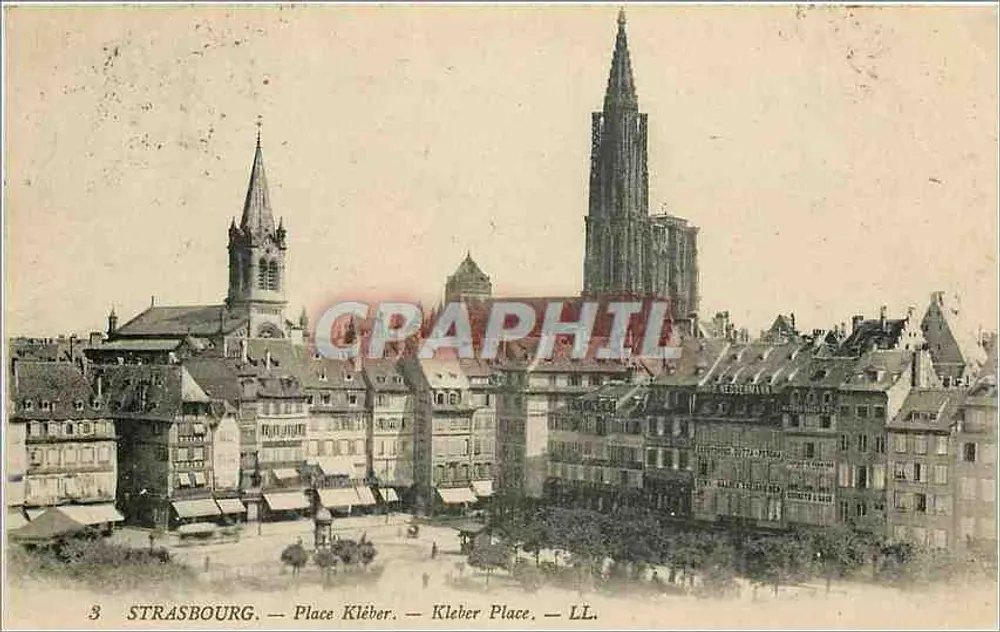 Strasbourg — Place Kléber — editor LL - Frente