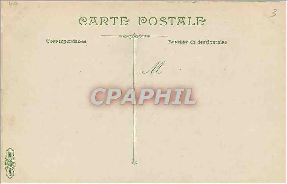 Angers. O Jardim Botânico — editor L.V. & Cie, n° 266 - Verso