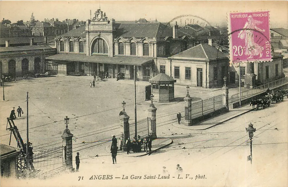 Angers — A Estação Saint-Laud — L. V., fot. 71 - Frente