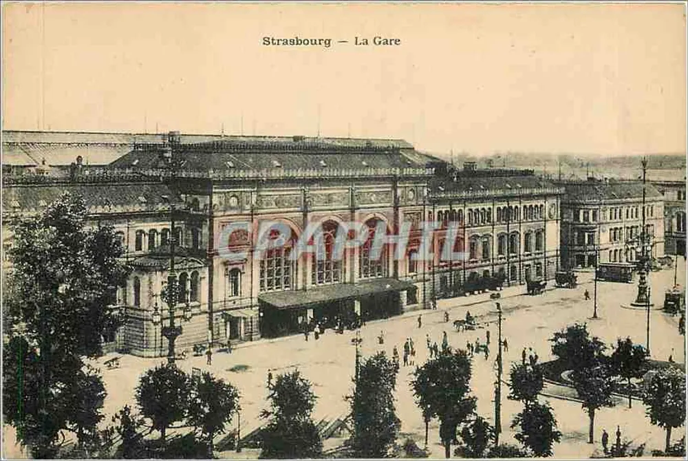 Estrasburgo — A Estação - Frente