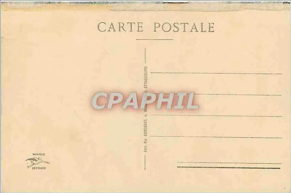 Strasburg — Pomnik Klébera — wydawca Ch. Bensernet, nr 251 - Rewers
