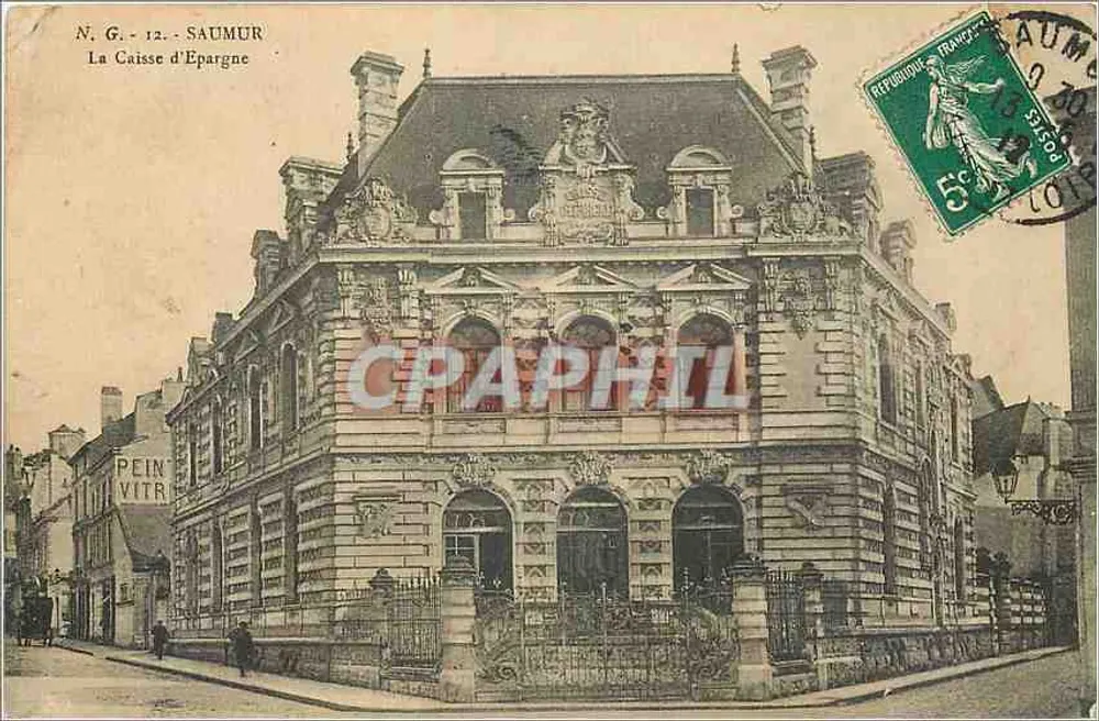 Saumur — Kasa Oszczędności — N.G. 12 - Awers
