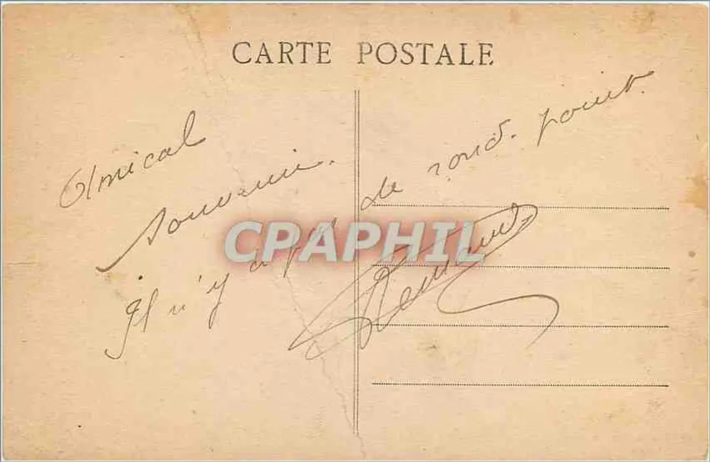 Vendôme - O Hotel de Ville — Édit-Pap. Chartier, Vendôme, n° 517 - Verso