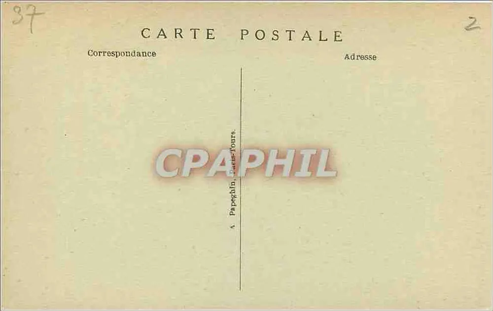 Amboise (Loire-et-Loire) — O Castelo (Lado Oeste) — A.P. - Verso