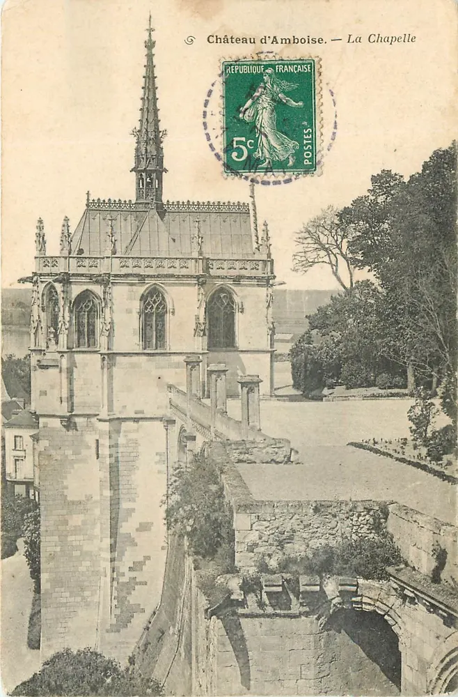 Château d'Amboise — La Chapelle — Éditeur : Château d'Amboise - Frente