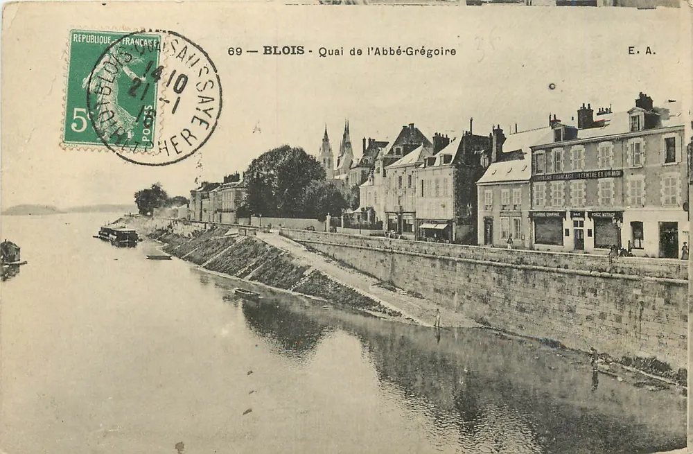 Blois - Quai do Abade Gregório — E. A. — n°69 - Frente