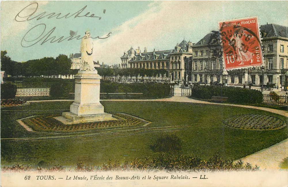 Tours — Le Musée, l'École des Beaux-Arts et le Square Rabelais — LL. - Recto