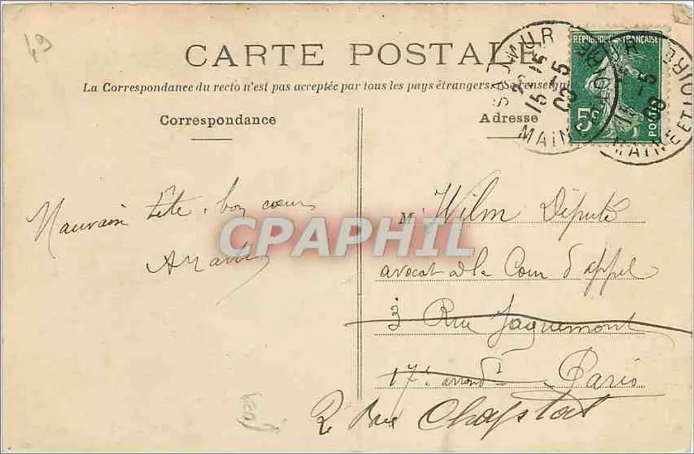 Saumur (M.&L.) — Ponte metálica - Verso