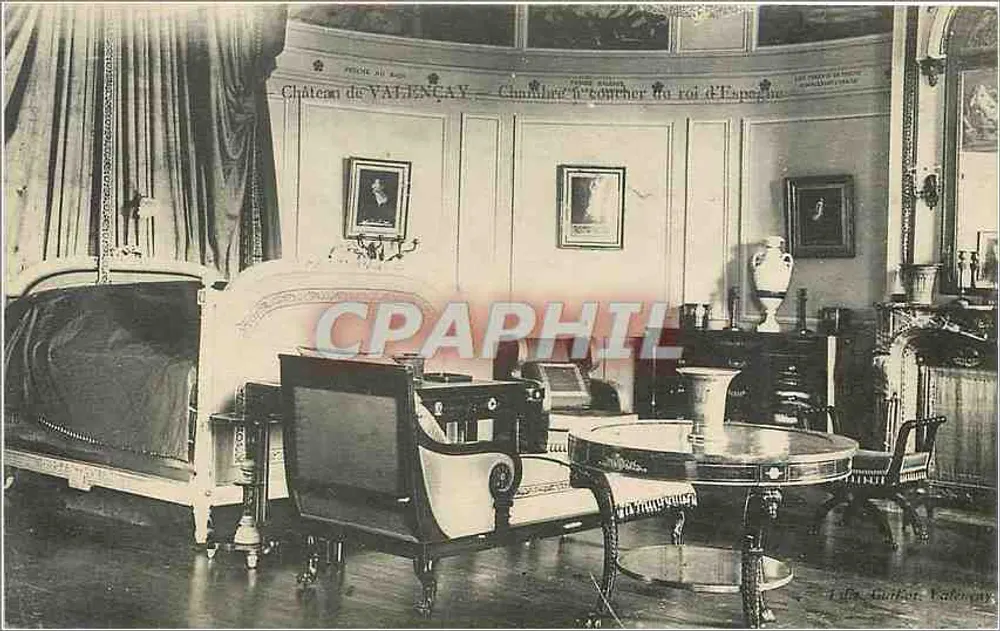 Schloss Valençay — Zimmer des spanischen Königs — Verlag: A. Valençay - Vorderseite