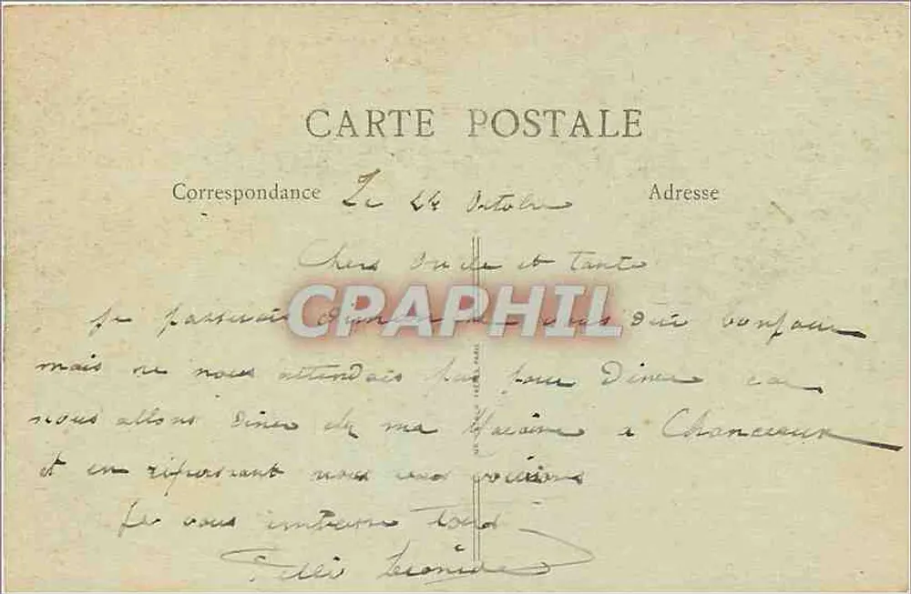 Montargis (Loiret) - A Subprefeitura — Ed. V. O. n° 107 - Verso