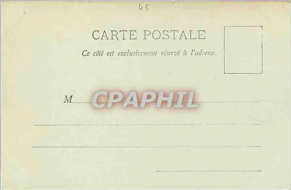 Montargis - A Subprefeitura e O Castelo — Chartier Frères, Montargis - Verso