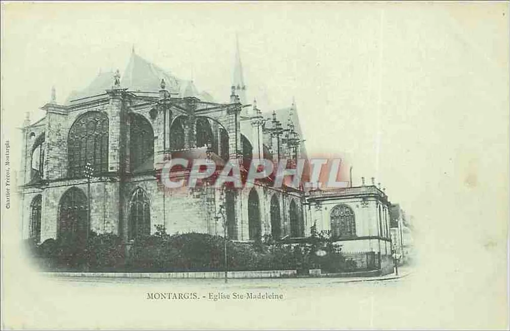 Montargis - Kerk van Sint-Magdalena — Clairier, Frankrijk, Montargis - Voorkant