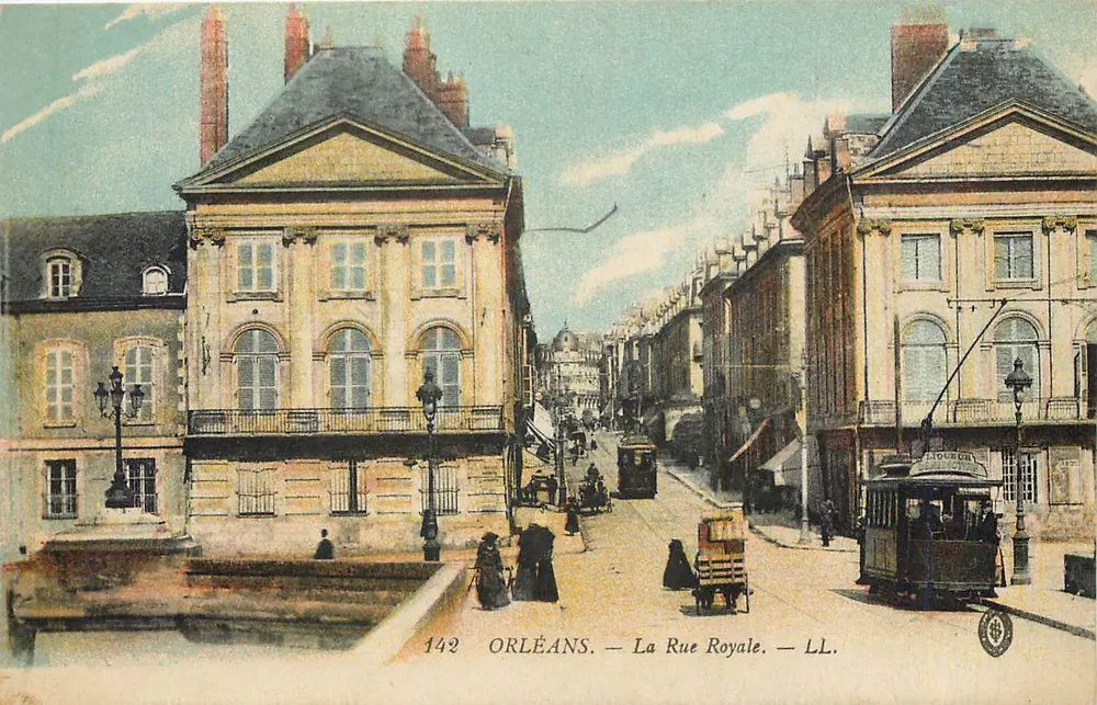 Orléans — A Rue Royale — LL. n°142 - Frente