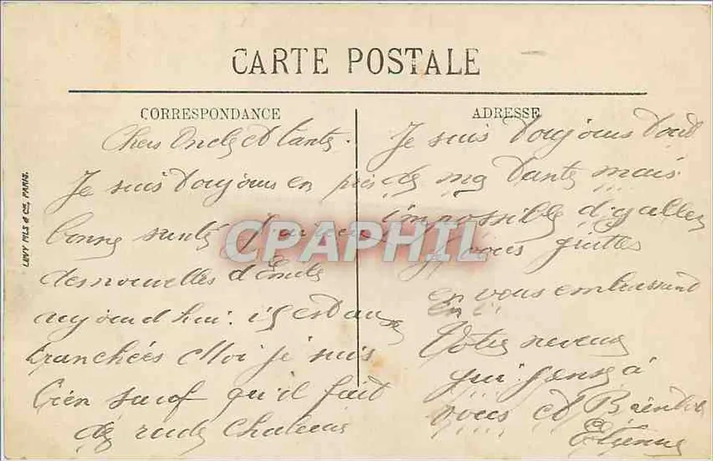 Orléans — A Rue Royale — LL. n°142 - Verso