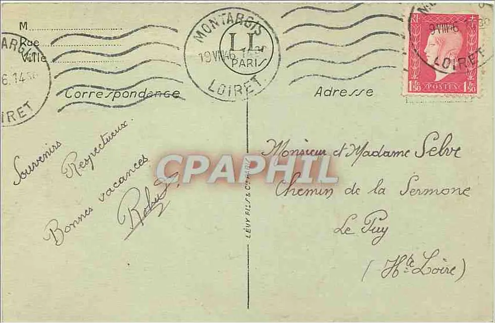 Montargis — Rua Triqueti — LL. - Verso