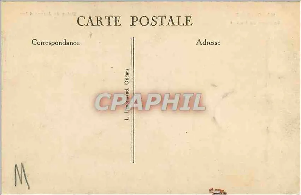 Orléans — La Piazza del Martroi con la Statua di Giovanna d'Arco — Editore H. LRLÉA - Verso