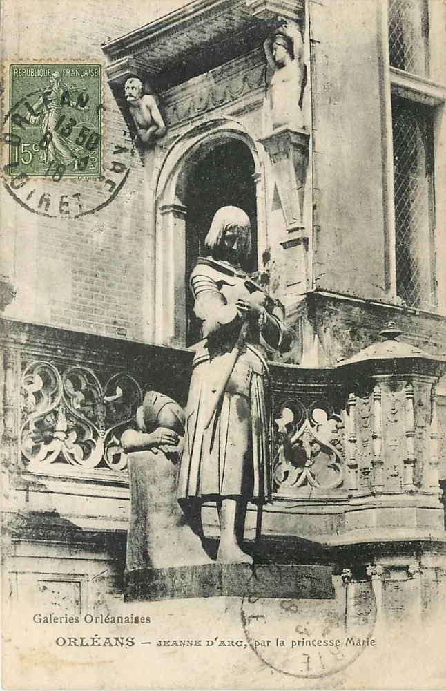 Orléans — Jeanne d'Arc, par la princesse Marie — Galeries Orléanaises - Recto