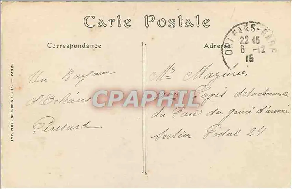 Orléans — Statue de Jeanne d'Arc, par Foyatier - Verso
