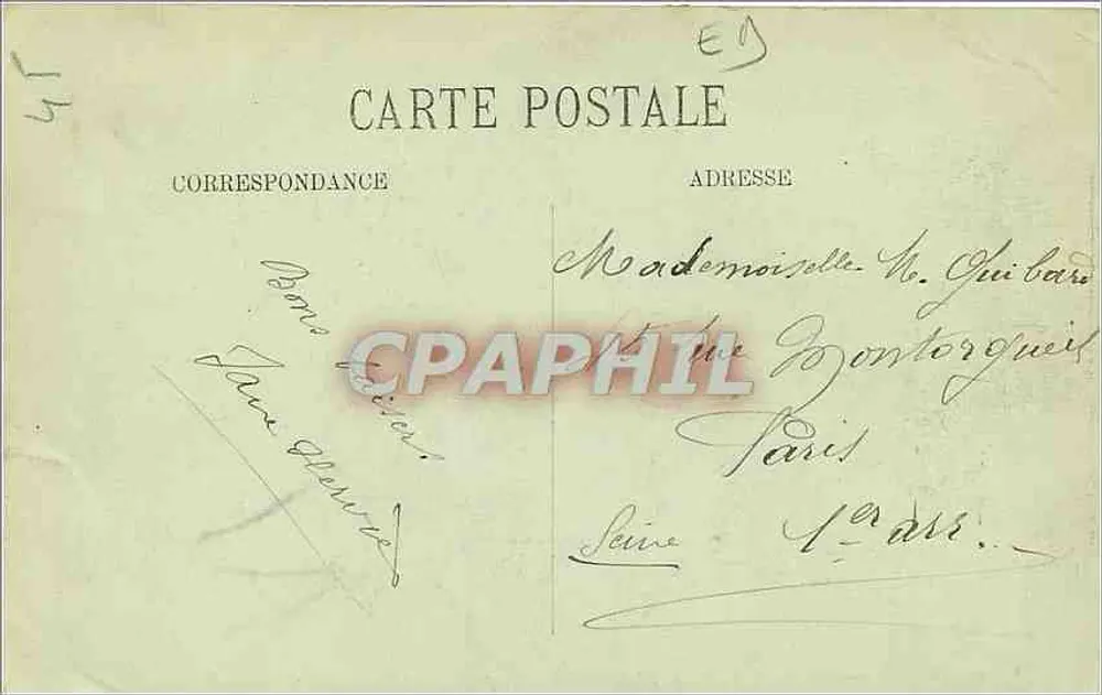 Orléans — O Hotel de Ville — LL. n°90 - Verso
