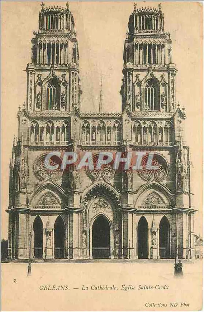 Orléans — La Cathédrale, Église Sainte-Croix — Collections ND Phot - Recto