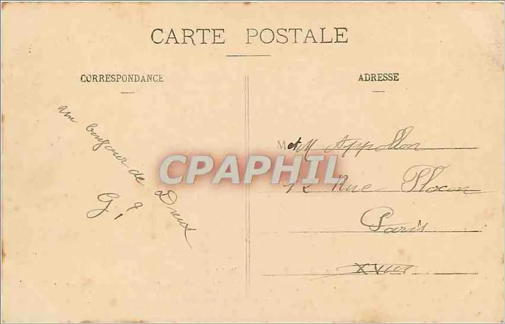 Dreux - Remparts de l'Ancien Château — Ch. Foucault, édit., Dreux - Verso