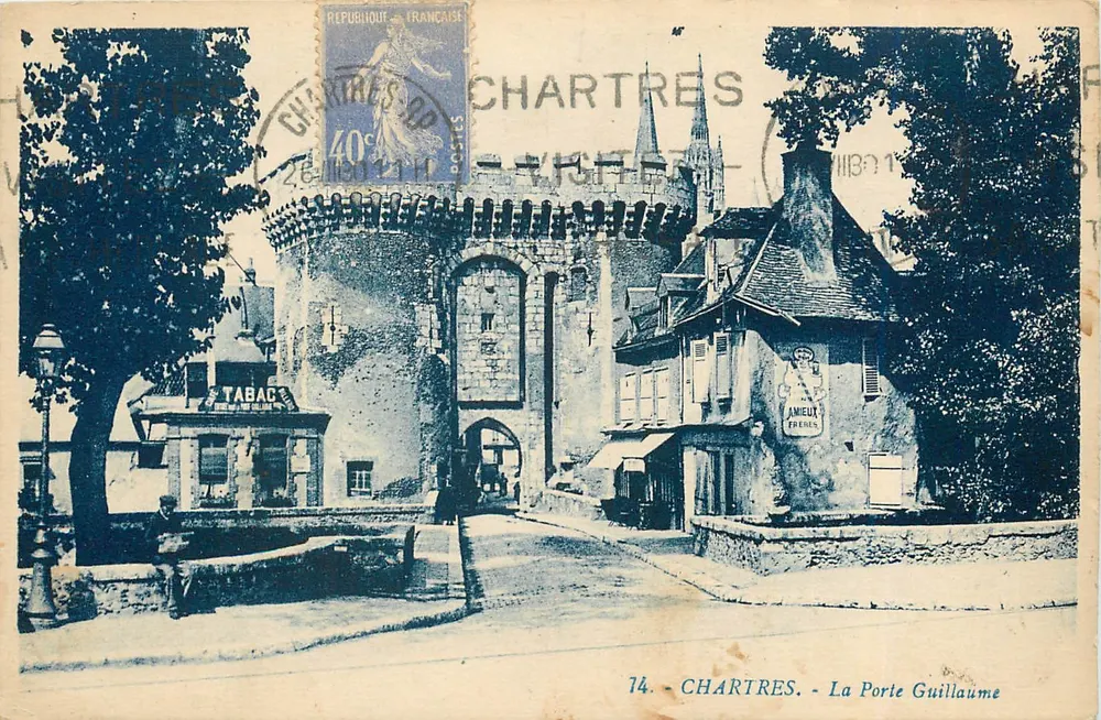 Chartres - A Porta Guillaume — editor Guillaume, n°14 - Frente