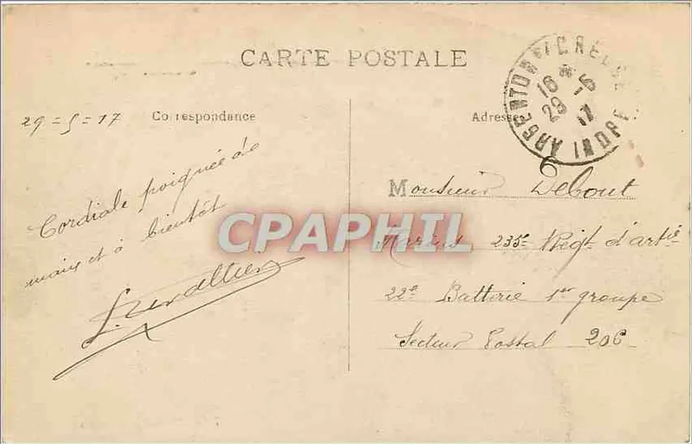GARGILELLE — Casa de George Sand — Edição Benchoud, Argenton - Verso
