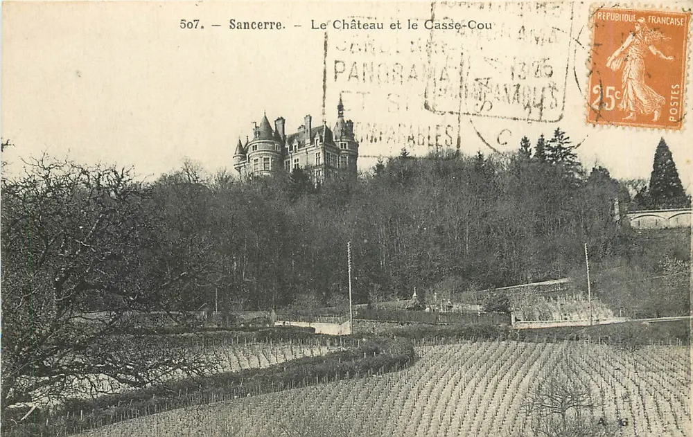 Sancerre — Het Kasteel en het Casse-Cou — Panorama - Voorkant
