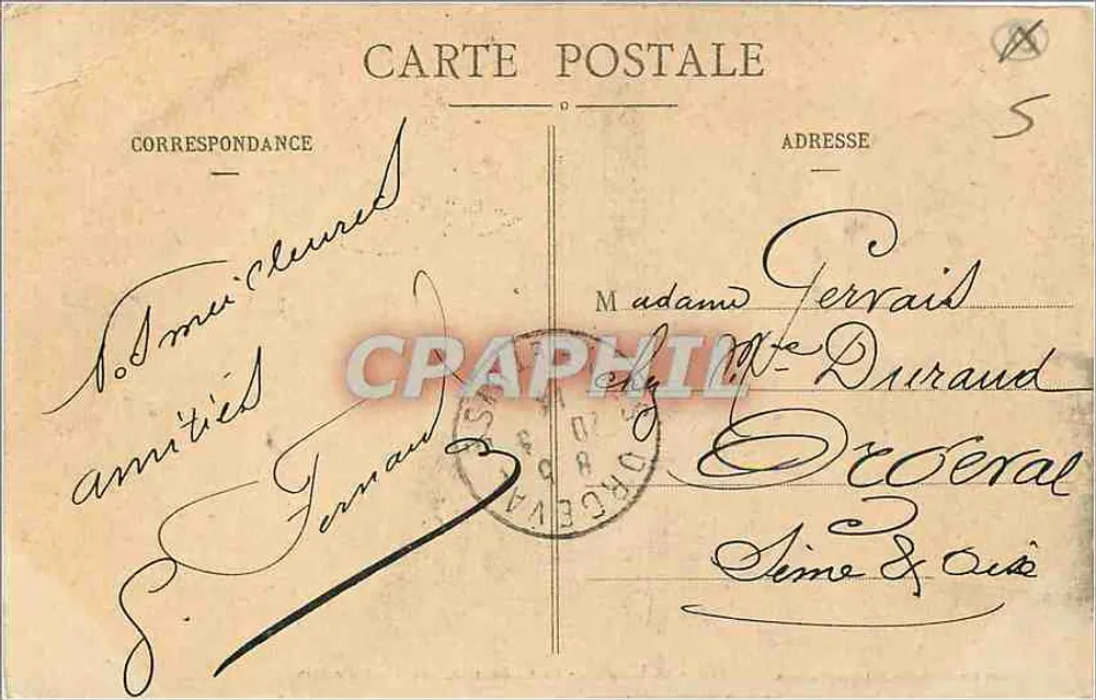 Bourges - La Cathédrale, vue à vol d'oiseau — Edition des Nouvelles Galeries, Bourges, n° 116 - Verso