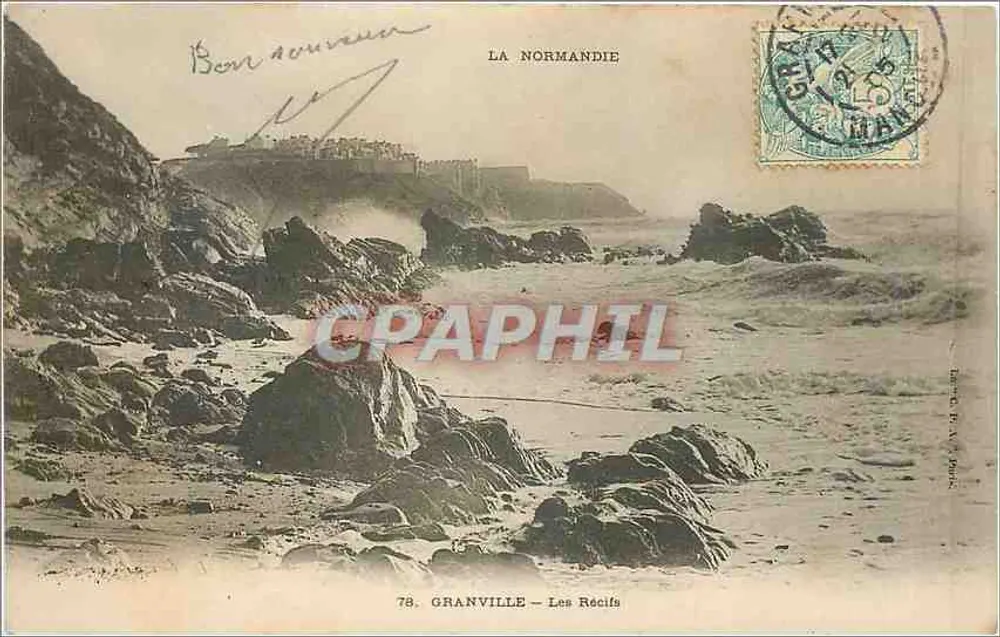 Granville — Os Recifes — A Normandia — Editor: Granville, n°78 - Frente