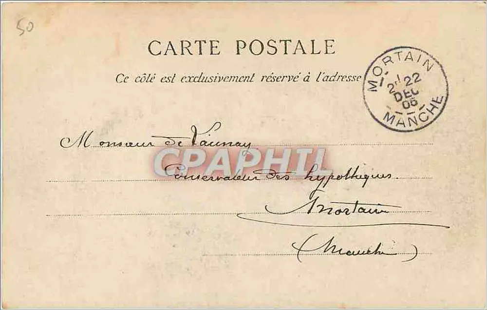 Granville — Os Recifes — A Normandia — Editor: Granville, n°78 - Verso