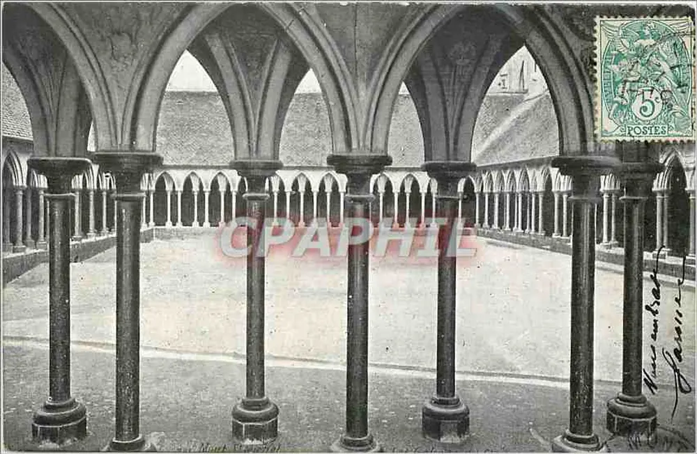 Cour internal de um convento — editor L. Y. & Cie - Frente